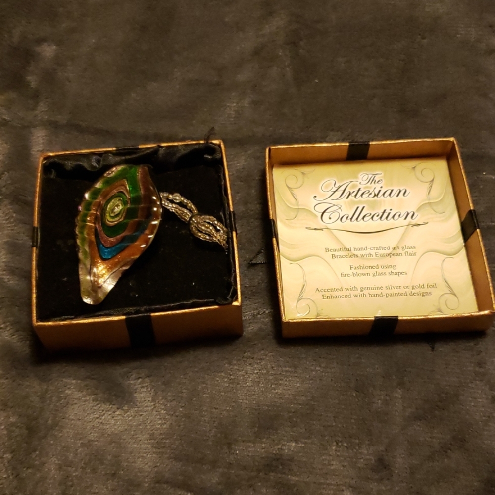 The Artisan Collection - fire blown necklace